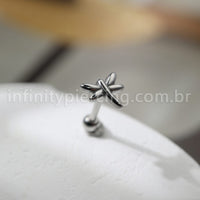 Piercing Minibarbell Aço Cirúrgico Libélula