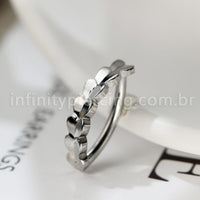 Piercing Argola Para Umbigo  Aço Cirúgico Corações