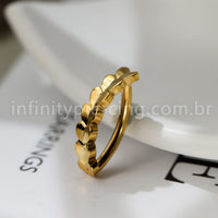 Piercing Argola Para Umbigo  Aço Cirúgico Corações