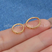 Piercing Argola Aço Cirúrgico Segmento Articulado Detalhado