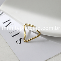 Piercing Argola Titânio Triângulo