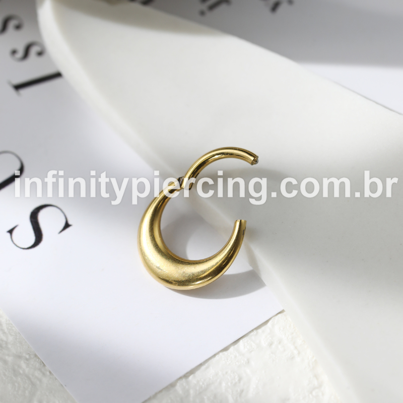 Piercing Argola Aço Cirúrgico Lisa