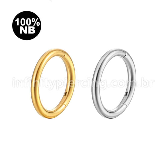 Piercing Argola Segmento Articulado Nióbio