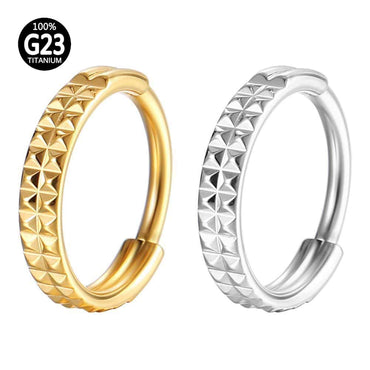 Piercing Argola Titânio Segmento Articulado Detalhado