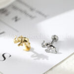 Piercing Labret Titânio Elefante