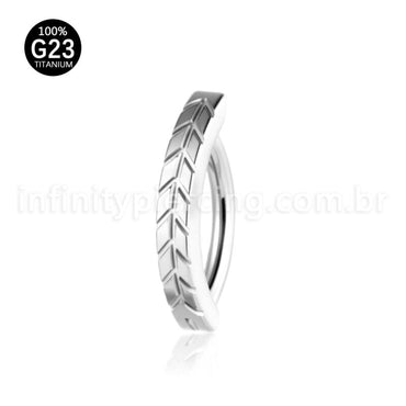 Piercing Argola Para Umbigo Titânio Detalhada