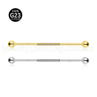 Piercing Transversal Titânio Zircônia