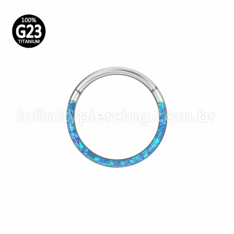 Piercing Argola Titânio Segmento Articulado