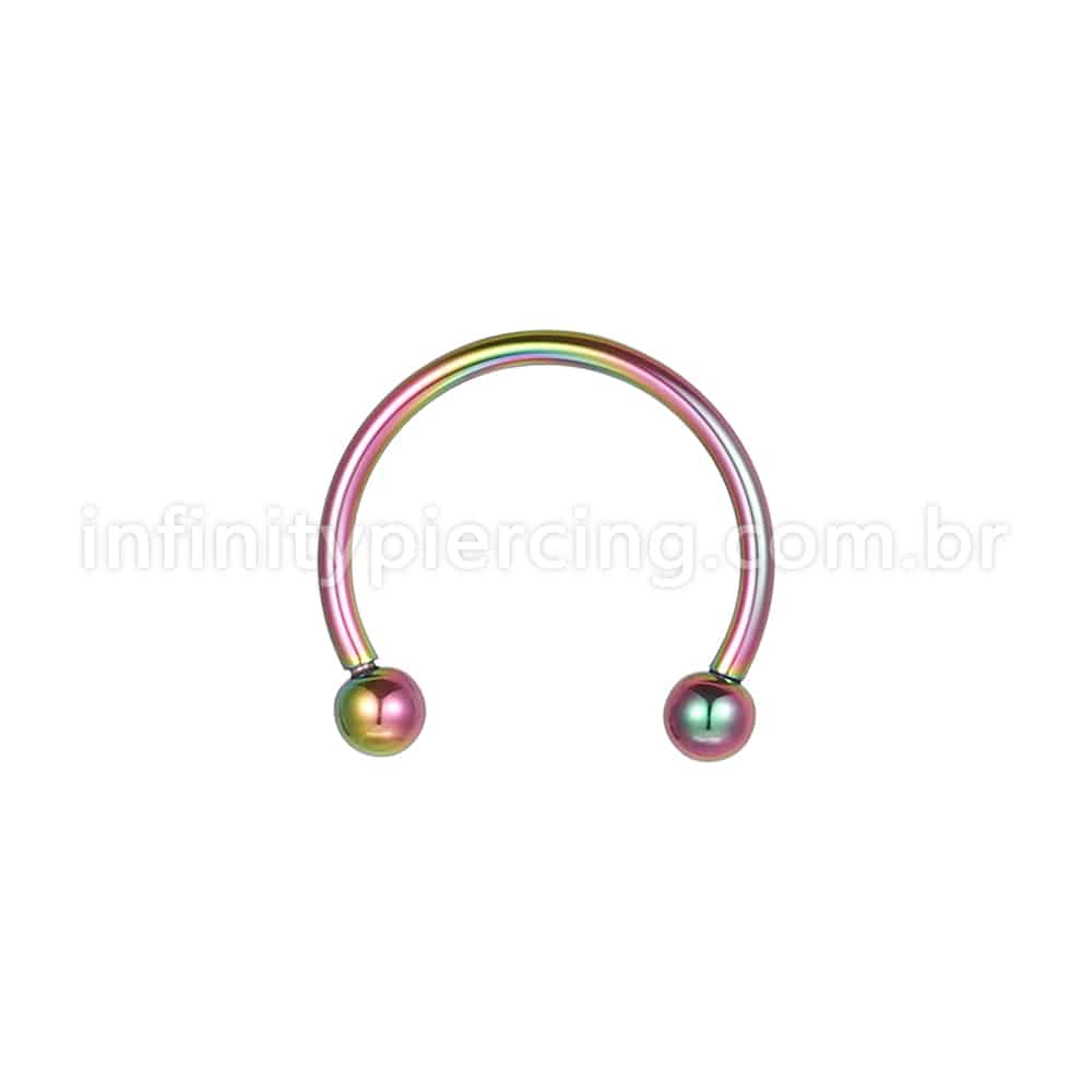 Piercing Ferradura Aço 316 L