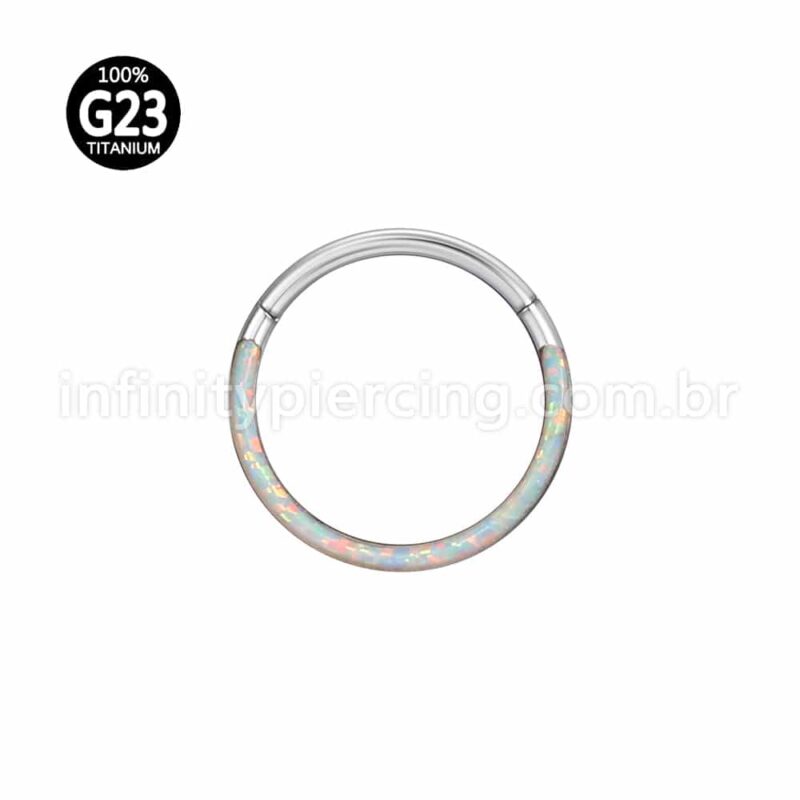 Piercing Argola Titânio Segmento Articulado