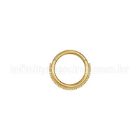 Piercing Argola Segmento Articulado Aço Cirúrgico Indiano