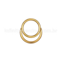 Piercing Argola Segmento Articulado Duplo