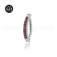Piercing Argola Para Umbigo Titânio Zircônia