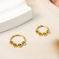 Piercing Argola Titânio Segmento Articulado Detalhado