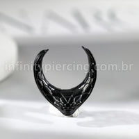 Alargador Aço Cirúrgico Cobra De Encaixe