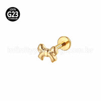 Piercing Labret Titânio Laço