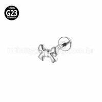 Piercing Labret Titânio Laço