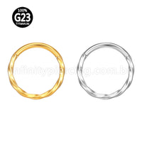 Piercing Argola Titânio Torcida
