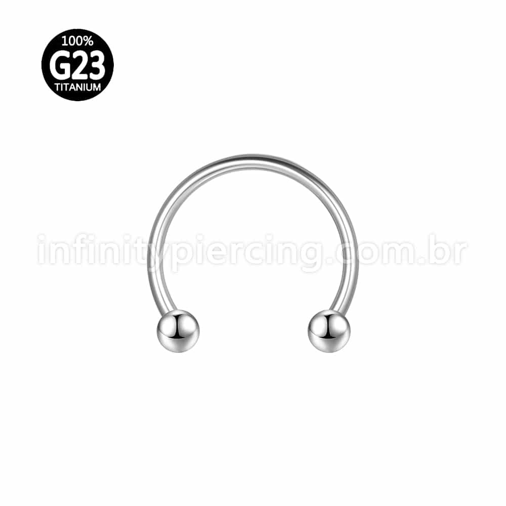 Piercing Ferradura Titânio