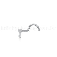 Piercing Nostril Aço Cirúrgico Chave