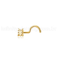 Piercing Nostril Aço Cirúrgico Aranha