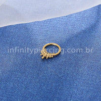 Piercing Argola Aço Cirúrgico Segmento Articulado Indiano