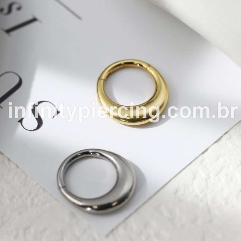 Piercing Argola Aço Cirúrgico Lisa