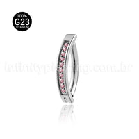 Piercing Argola Para Umbigo Titânio Zircônia