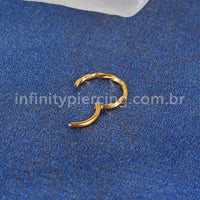 Piercing Argola Titânio Torcida