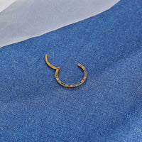 Piercing Argola Segmento Articulado Titânio Zircônia