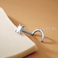 Piercing Nostril Aço Cirúrgico Aranha