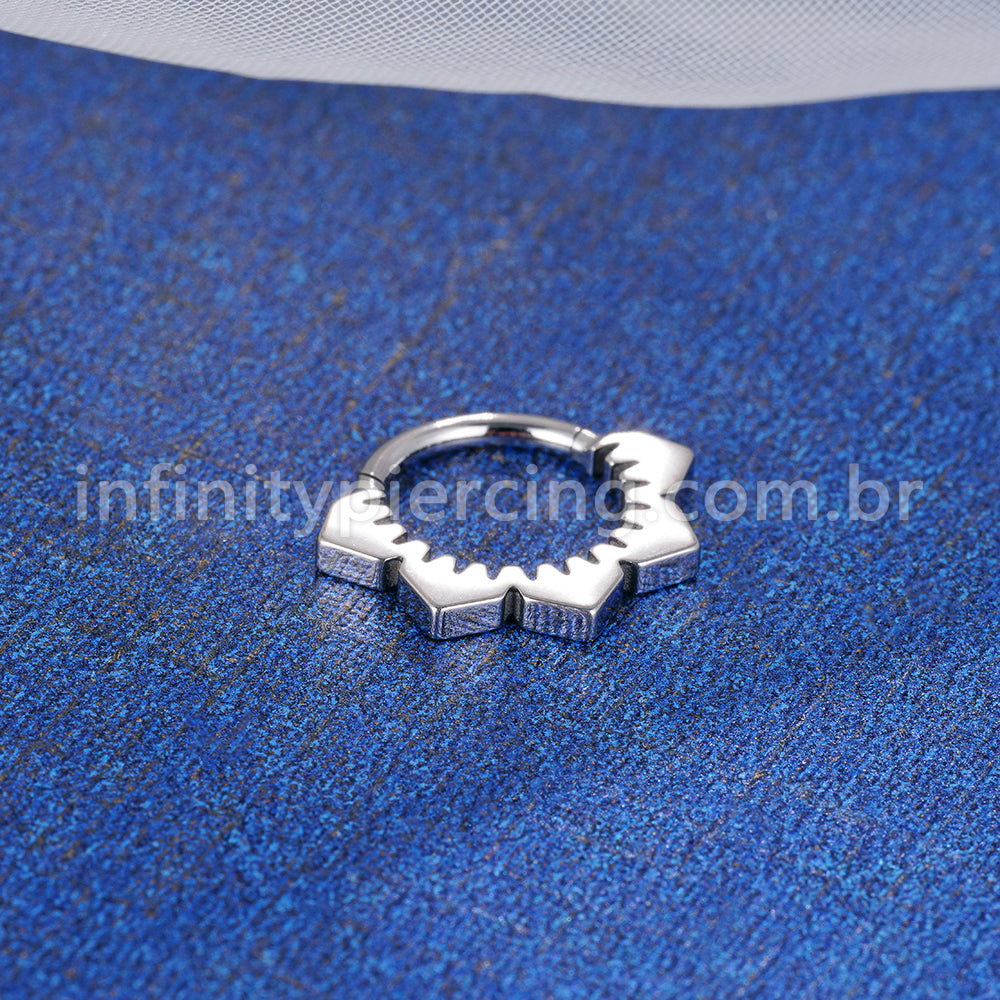 Piercing Argola Titânio Lisa