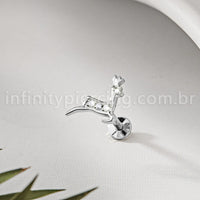 Piercing Labret Titânio Alce