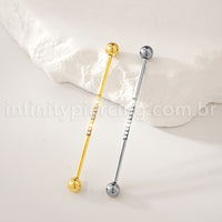 Piercing Transversal Titânio Zircônia