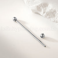 Piercing Transversal Titânio Zircônia