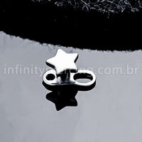Piercing Microdermal Titânio Topo Estrela
