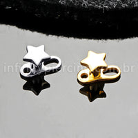 Piercing Microdermal Titânio Topo Estrela