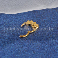 Piercing Argola Titânio Segmento Articulado Morcego