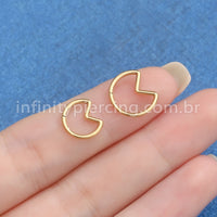 Piercing Argola Titânio Pac-Man Segmento Articulado