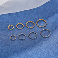 Piercing Argola Segmento Articulado Titânio Zircônia