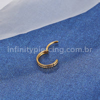 Piercing Argola Aço Cirúrgico Segmento Articulado Detalhes