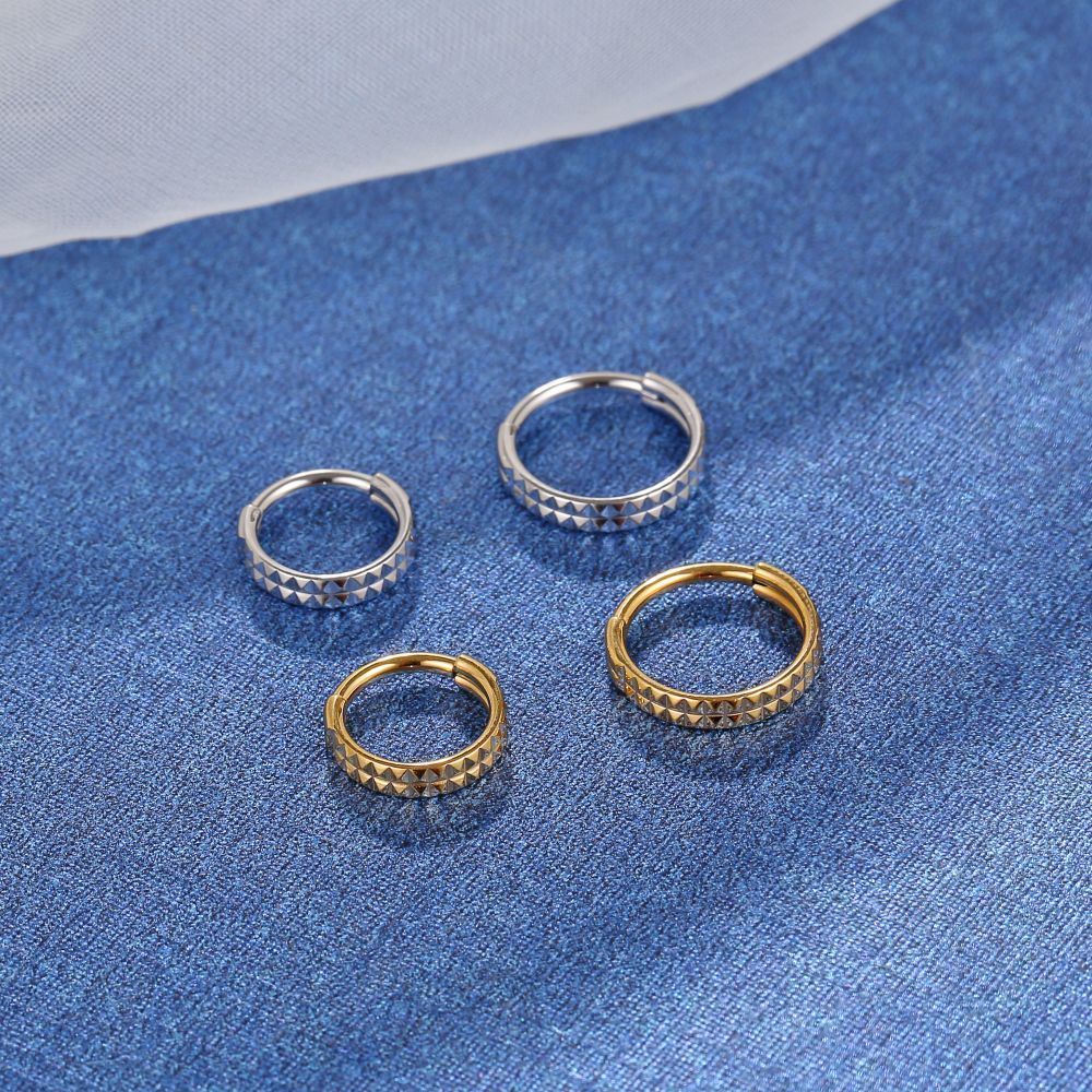 Piercing Argola Titânio Segmento Articulado Detalhado