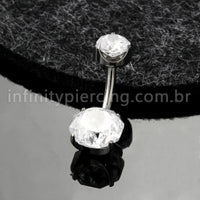 Piercing Banana Titânio Zircônia