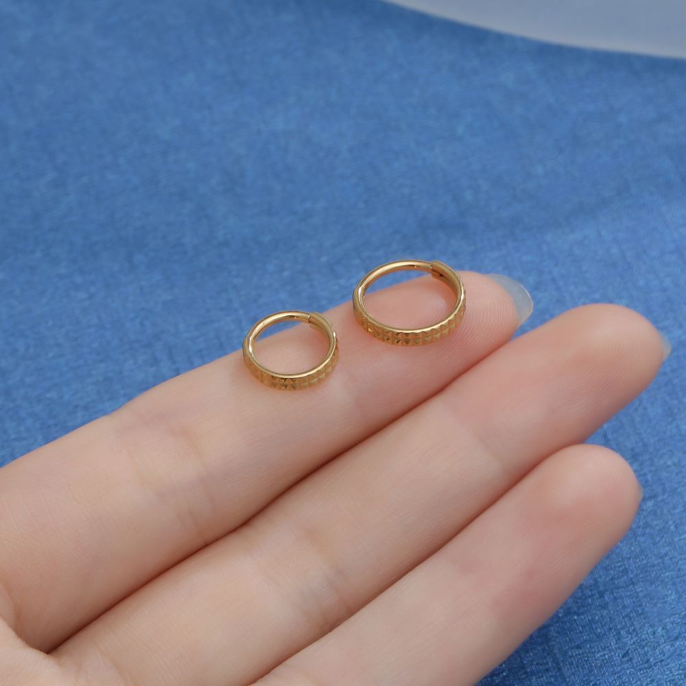 Piercing Argola Titânio Segmento Articulado Detalhado