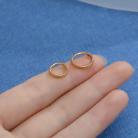 Piercing Argola Titânio Segmento Articulado Detalhado