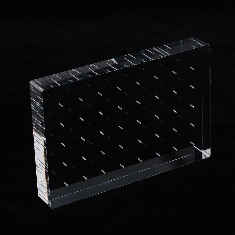 Expositor Acrílico Para Topo De Piercing P/ 40 Peças 18X12X2,5 CM (cópia)