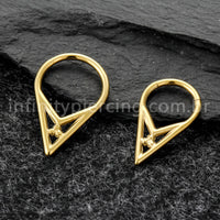 Piercing Argola Titânio Com Detalhes
