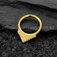 Piercing Argola Titânio Detalhado