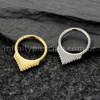 Piercing Argola Titânio Detalhado