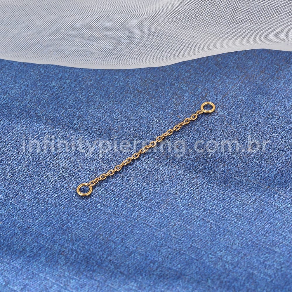 Corrente Para Piercing Titânio